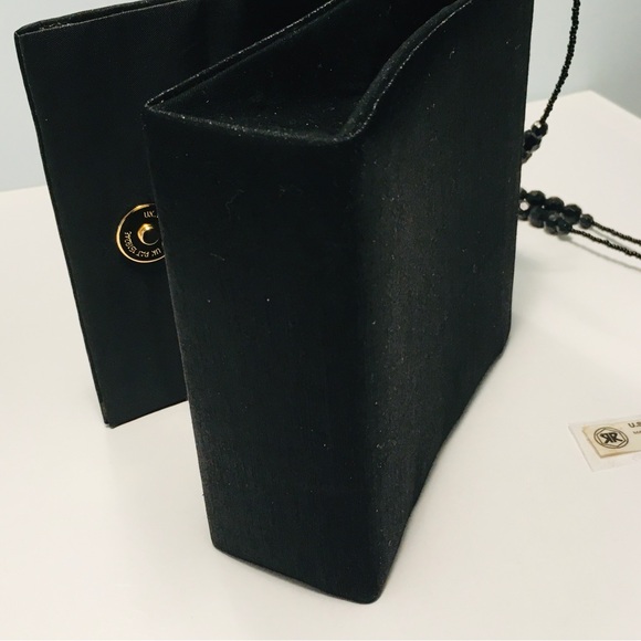 Y&S Shimmery Mini Bag Beaded Strap Evening - Picture 11 of 14